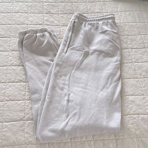 ALO Yoga cream Track Pants
